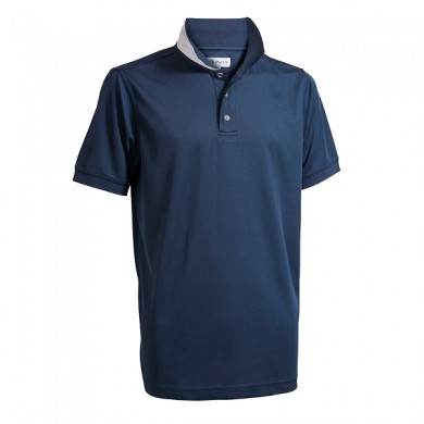 BACKTEE Mens Quick Dry Perf. Polo, Navy, vel.XL
