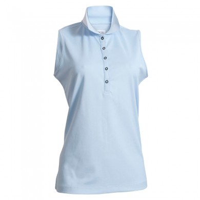 BACKTEE Ladies Quick Dry Perf. Polotop, Blue bell, vel.S