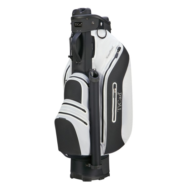 TiCad Cart Bag QO9 Premium Waterproof Black/White